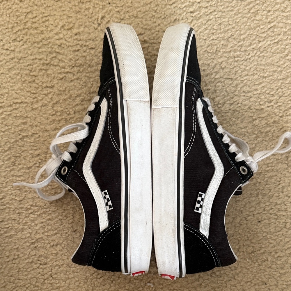 Vans Black and White Sneakers - Picture 7 of 10